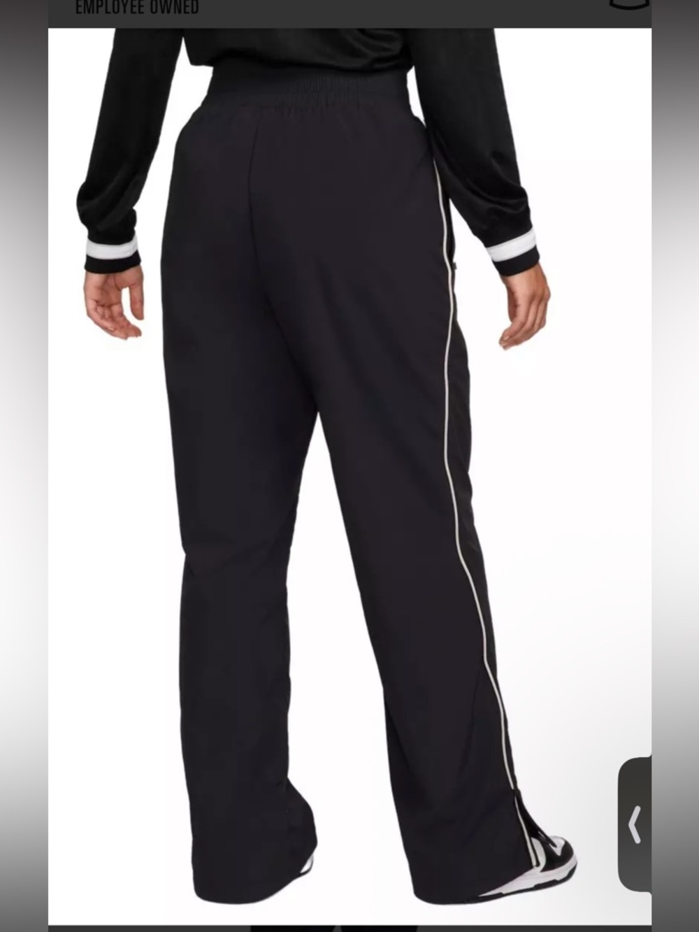 Nike Sportswear Collection Mid-Rise Repel Asymmetrical-Waist Trousers - Picture 4 of 7